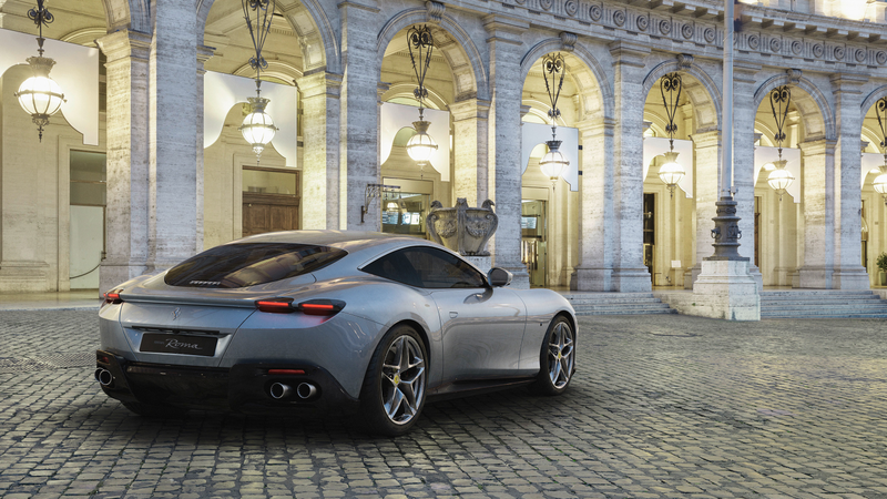 Illustration for article titled The New Ferrari Roma Is A Swoopy And Classy Road Trip Supercar